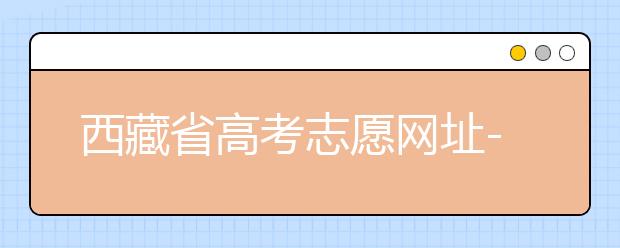 西藏省高考志愿網(wǎng)址-高考志愿填報技巧?注意這兩點(diǎn)！