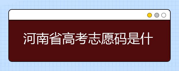 河南省高考志愿碼是什么？河南省全部大學(xué)院校志愿代碼為您整理！