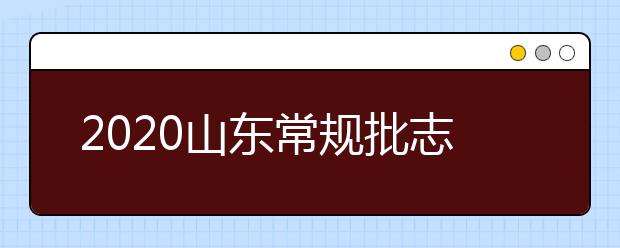 2020山東常規(guī)批志愿填報是什么模式？常規(guī)批志愿填報錄取規(guī)則是什么？