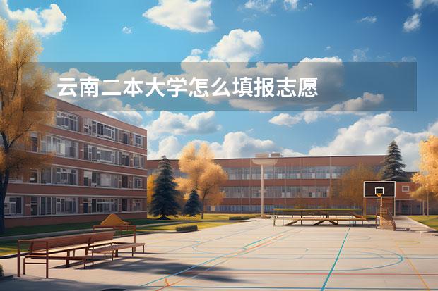 云南二本大學(xué)怎么填報(bào)志愿